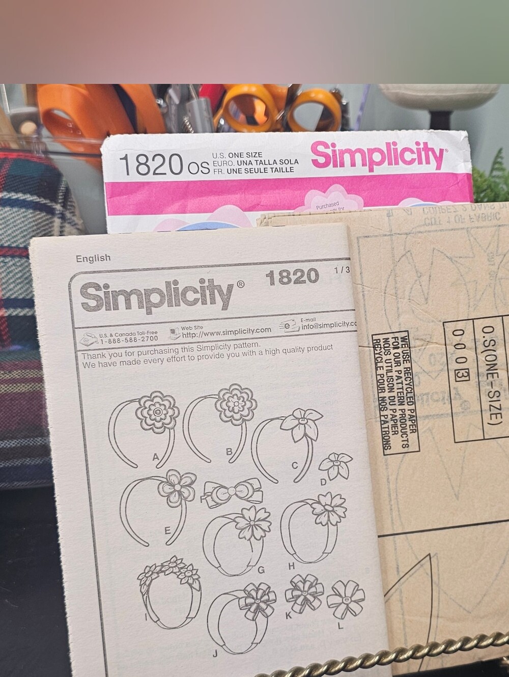 Simplicity Sewing Pattern 1820 - Picture 2 of 3